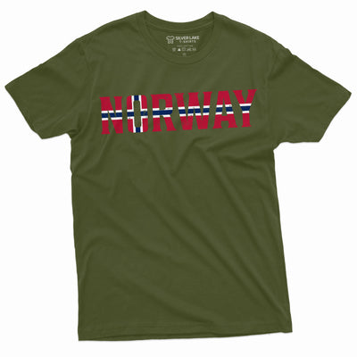 Men's Norway T-shirt Norge Norwegian Flag coat of arms tee shirt Norwegian coat of arms tee shirt