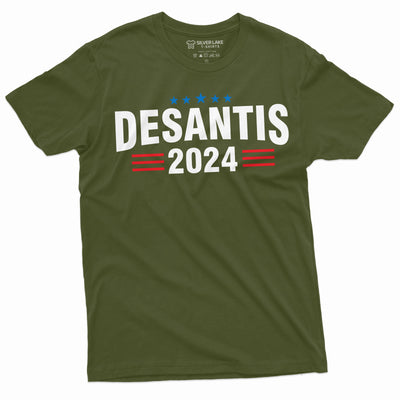 Men's Desantis 2024 Political T-shirt Florida governor ron deSantis presidential rally Tee shirt