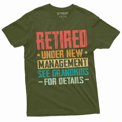Men's Grandpa funny T-shirt retired grandpa grandkids tee shirt Papa gift retirement tee