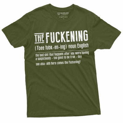 Men's funny the fuckening T-shirt adult humor definition tee shirt birthday gift tee