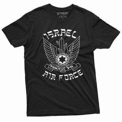 Men's Israel Military Shirt Israel Air Force Shirt Israel IDF Defense Forces T-Shirt