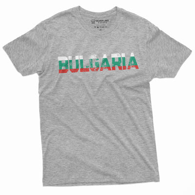 Men's Bulgaria T-shirt Bulgarian Flag Coat of Arms Independence day Patriotic National Tee Shirt