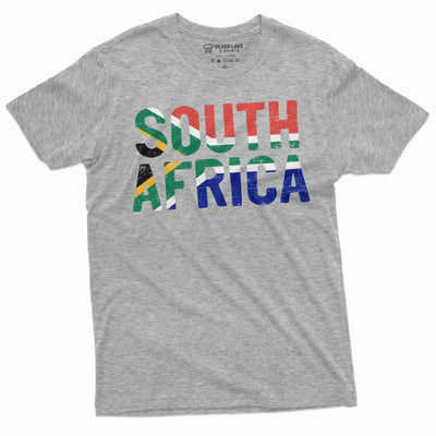 Men's South Africa Shirt South Africa Country Patriotic Flag Shirt South Africa National Tee