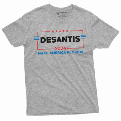 Men's Desantis 2024 T-shirt Ron DeSantis for president Florida governor republican party tee