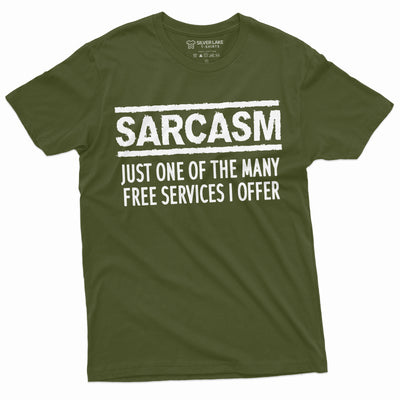 Sarcasm Services Funny Sarcastic Shirt Mens Womens Humor Birthday Gift Present Ideas For Him Her