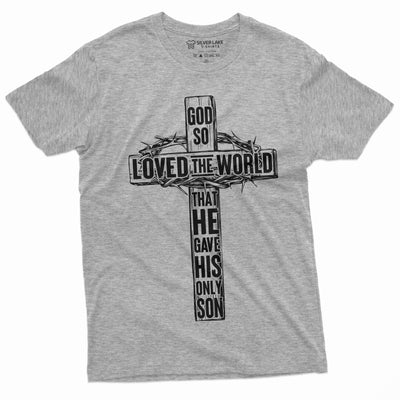 Jesus T-shirt Christian Tee Cross Tee Shirt Unisex Mens Womens Tee Birthday Gift Christmas Tee