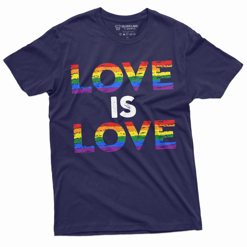 Love is Love LGBTQ T-shirt Gay Lesbian Unisex Mens Womens Tee Pride Month Parade Shirt Gift Tshirt