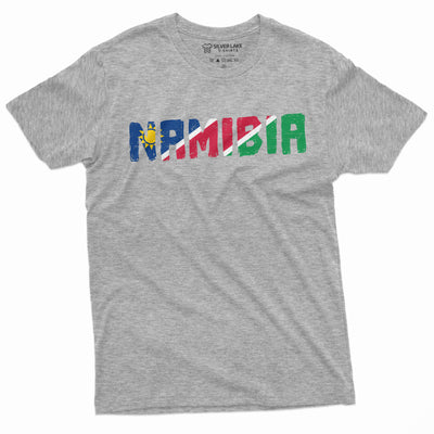Men's Namibia T-shirt Flag Coat of Arms Nation Country Independence day Mens Unisex Tee Shirt