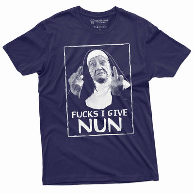 Men's Funny Shirt Nun Shirt F*CKS I Give Nun Shirt Humorous Gifts Unholy Shirt Gothic Gifts