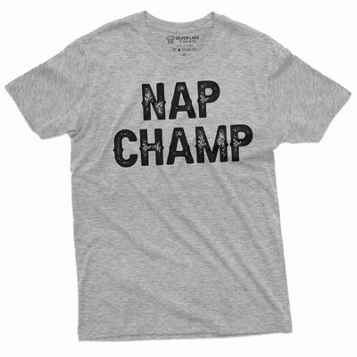 Men's  Funny Nap Champ T-shirt Nap Champion Grandpa Papa Dad gift tee shirt Father's day gift
