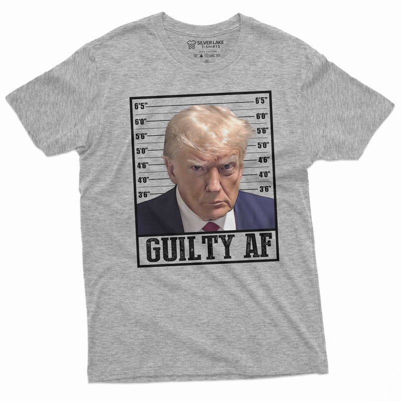 Donald Trump Police Mugshot Photo Shirt Funny Trump Shirt Trump Mugshot Guilty AF Shirt