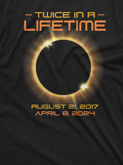 solar eclipse T-shirt Twice in a lifetime total Solar eclipse of April 8, 2024 Tee Shirt