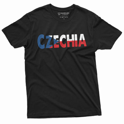 Men's Czechia T-shirt Czech Republic Patriotic Flag Tshirt Česká republika Tee Shirt Gift Independence day Tshirt