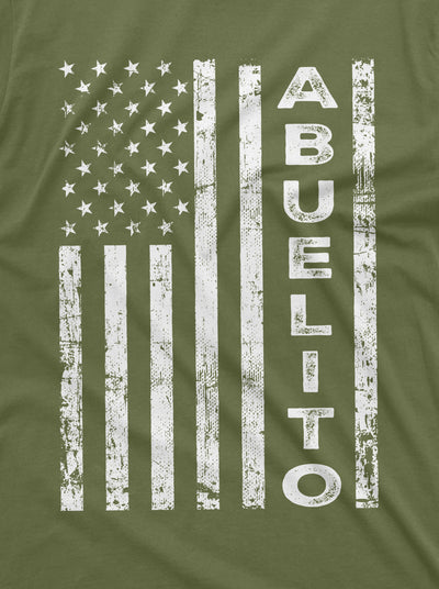 Men's Abuelito Grandfather Grandpa Papa T-shirt Abuelo Fathers day 4th of July Dad Grandpa Gift Shirt for Him