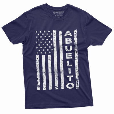 Men's Abuelito Grandfather Grandpa Papa T-shirt Abuelo Fathers day 4th of July Dad Grandpa Gift Shirt for Him