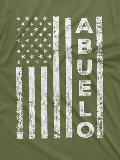 Men's Abuelo Grandfather Grandpa Papa T-shirt Abuelito Fathers day 4th of July Dad Grandpa Gift Shirt for Him