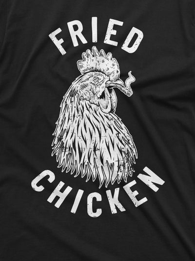 Men's Funny Fried Chicken Tee Shirt Marijuana Weed T-shirt Birthday Gifts Mens shirts