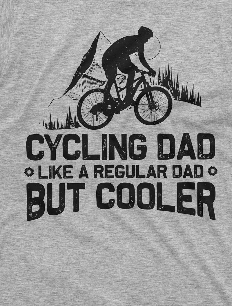 Cycling Dad T-shirt Biker Father&