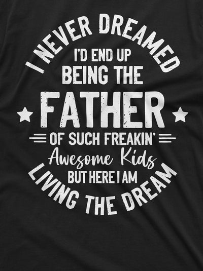 Men's Father's Day humor shirt Gift for Husband Papa Daddy Shirt Gift from kids daughter son T-shirt