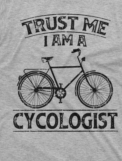 Funny Bicycle Rider Cycologist Tee Shirt Birthday Gift Bike Shirt Sports Humor Tee
