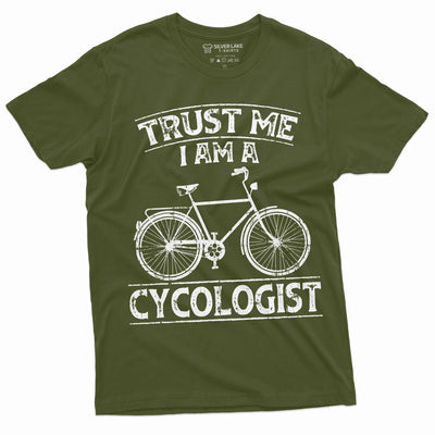 Funny Bicycle Rider Cycologist Tee Shirt Birthday Gift Bike Shirt Sports Humor Tee