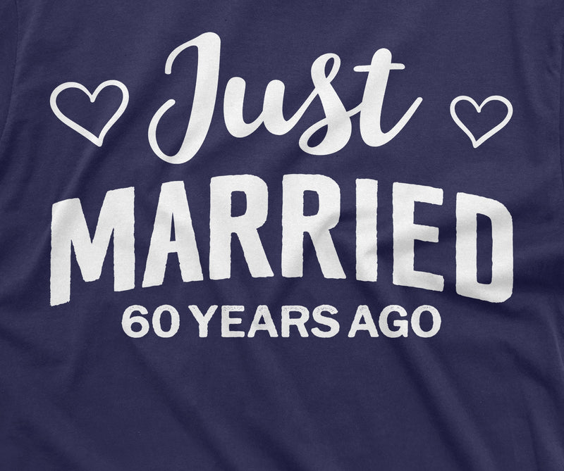 Just Married Anniversary Shirt Men&