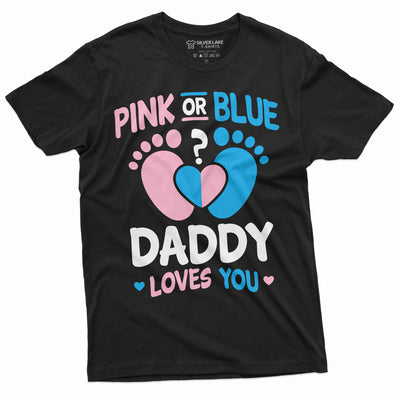 Personalized Gender Reveal Pink Or Blue baby Sex T-shirt Mommy Daddy Grandpa Grandma Auntie Sister Brother CUSTOMIZABLE Custom Name Tees