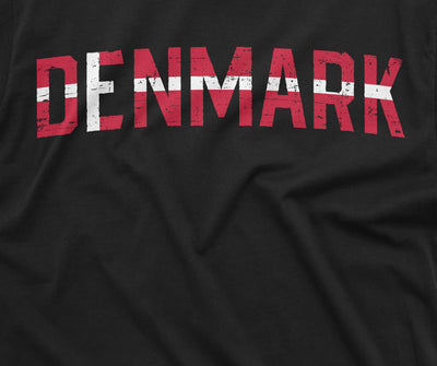 Denmark T-shirt Danmark  Patriotic National Day Flag Coat of Arms Mens T-shirt Nordic Viking heritage Danish Tee