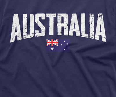 Australia Aussie T-shirt OZ Flag Patriotic nationality Tshirt Unisex Womens Mens Tee Shirt