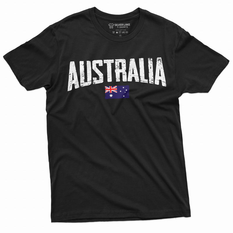 Australia Aussie T-shirt OZ Flag Patriotic nationality Tshirt Unisex Womens Mens Tee Shirt
