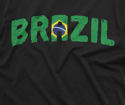 Men's Brazil T-shirt Brazilian Coat of arms flag Tee Womens Unisex Shirt Soccer Football Tshirt Brasil Tee shirt