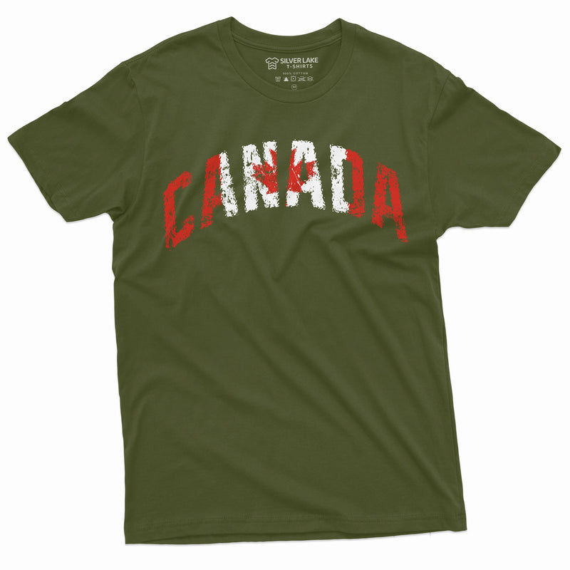 Canada T-shirt Canadian Flag national day Patriotic Canadian Mens Womens Unisex Tee