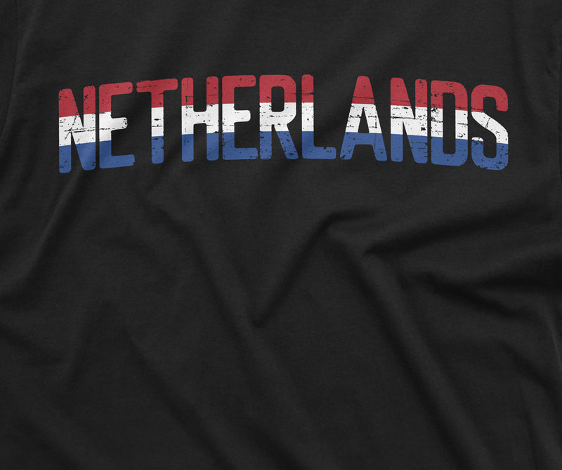 Netherlands T-shirt Holland Amsterdam Patriotic Nationality T-shirt Flag Unisex Mens Womens Shirt Nederlanders Dutch Tee For Him For her