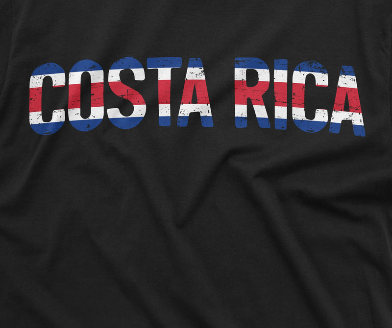 Costa Rica T-shirt Flag Patriotic Nationality Country Mens Womens Tee Shirt Soccer Football Support CostaRica Tee Shirt