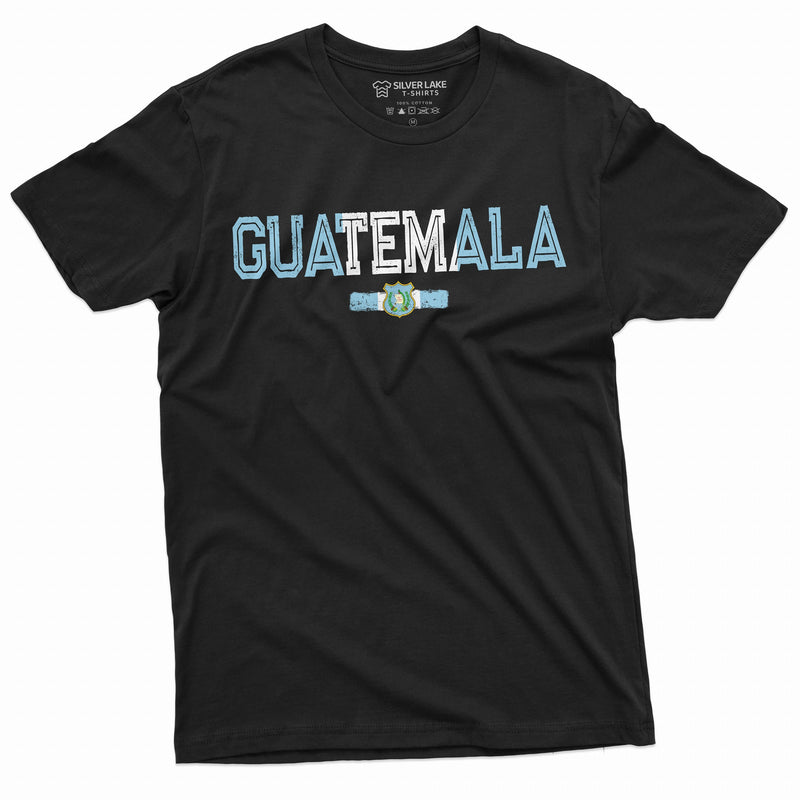 Guatemala T-shirt Guatemalan Flag Coat of Arms Tee Mens nation independence day Tee República de Guatemala | Dad Mom Grandpa Grandma Gifts