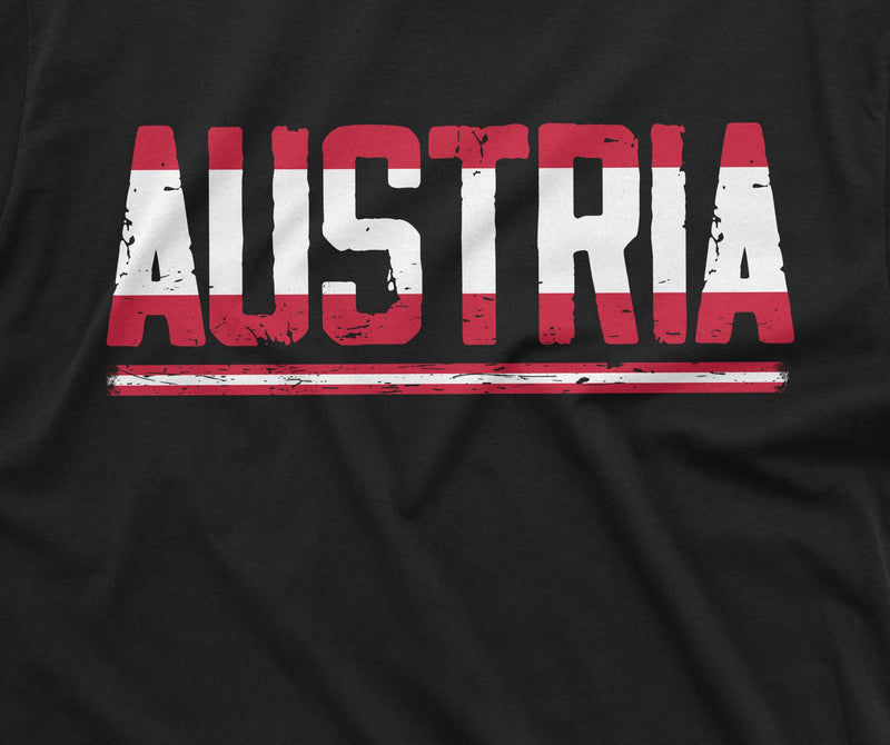 Austria T-shirt Mens Austrian Coat of arms Patriotic Independence day Flag Österreich  Tshirt