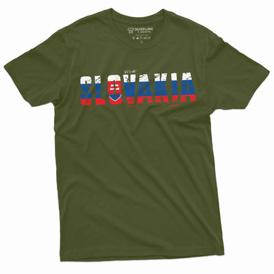 Slovakia T-shirt Slovensko Mens Womens T-shirt Patriotic Nation Tee shirt Slovakia Flag Coat of Arms Tee Shirt