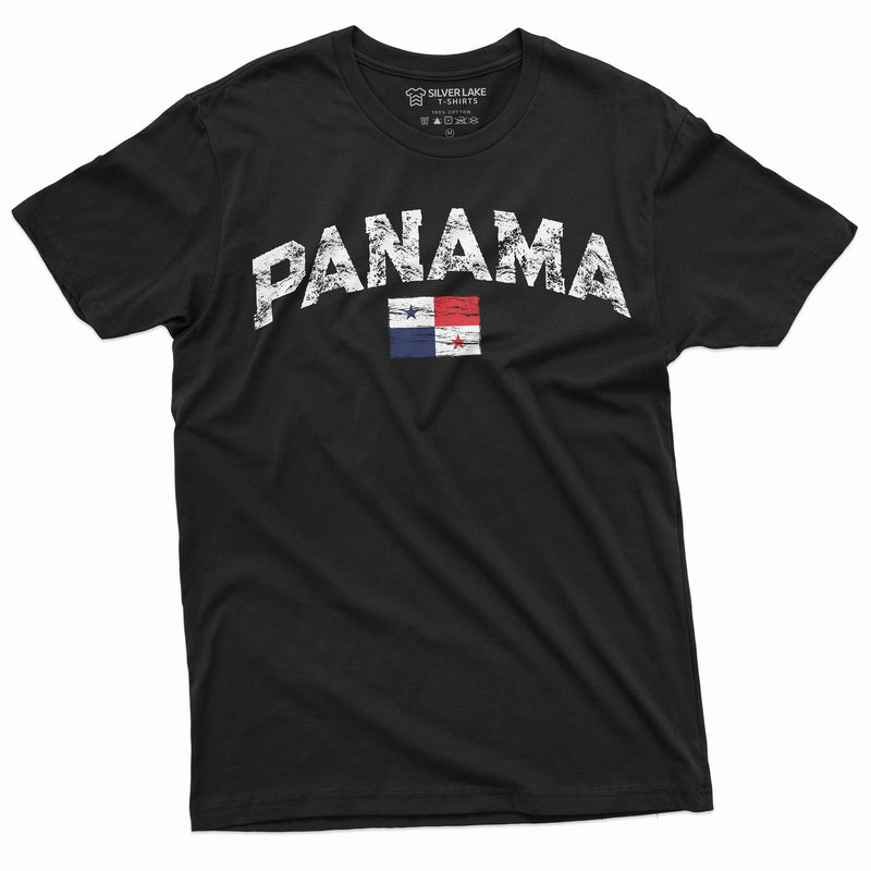 Panama T-shirt Panamá  Flag Coat of Arms Tee Shirt Nation Patriotic Tee Mens Womens Panama shirt