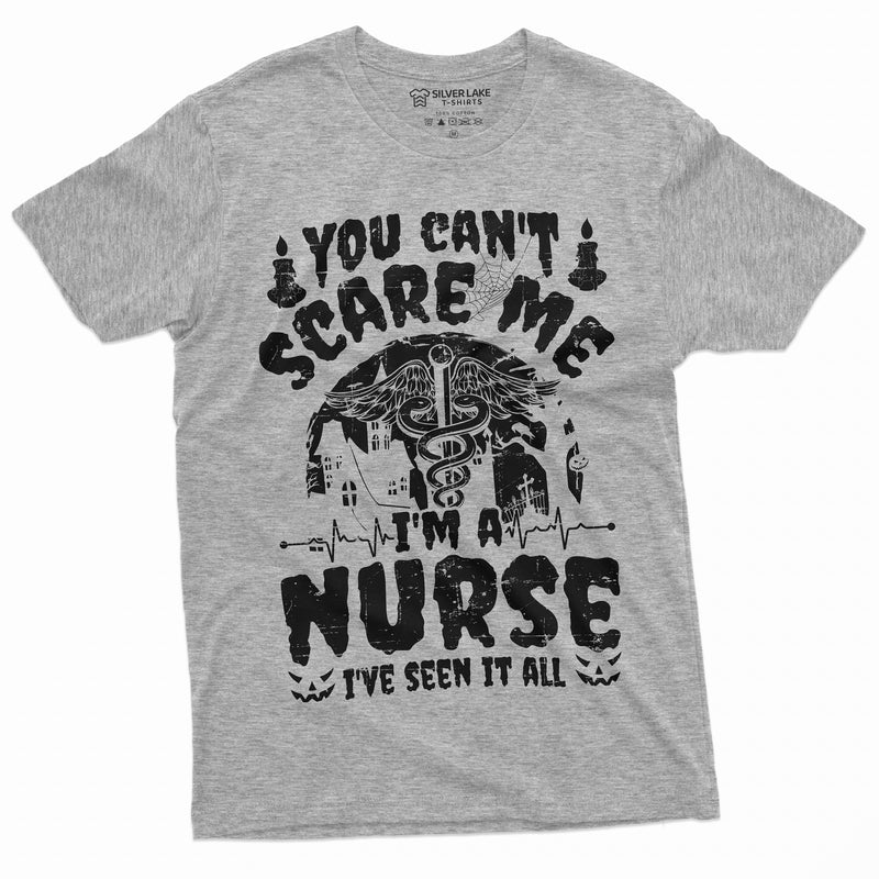Nurse Costume Halloween T-shirt Womens Unisex RN Nurse Funny Shirts Party Tee Gift for Wife Girlfriend Mom Tee