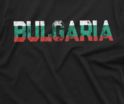 Men's Bulgaria T-shirt Bulgarian Flag Coat of Arms Independence day Patriotic National Tee Shirt