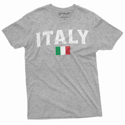 Men's Italy Flag Shirt Italy Country Flag Tee Italy National Shirt Italia Gifts Italia Shirts