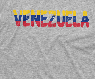 Men's Venezuela T-shirt Venezuela flag coat of arms country Patriotic Tee shirt