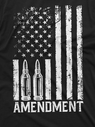 Men's 2nd Amendment USA Flag T-shirt American patriotic Pro Gun constitution US Flag shirt