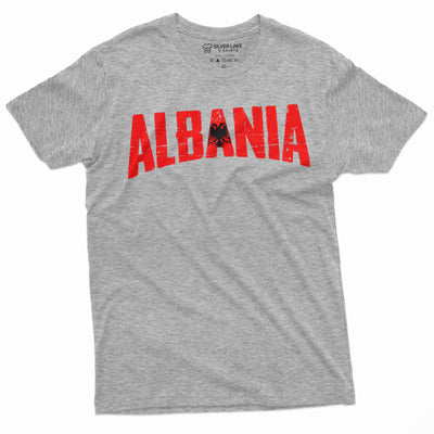 Men's Albania T-shirt Albanian Coat of arms Flag T-shirt Shqipëria Nation Country Tee