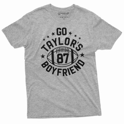 Go Taylor's Boyfriend Shirt Funny TS Inspired Shirt Travis and Taylor T-Shirt Football Funny Shirts