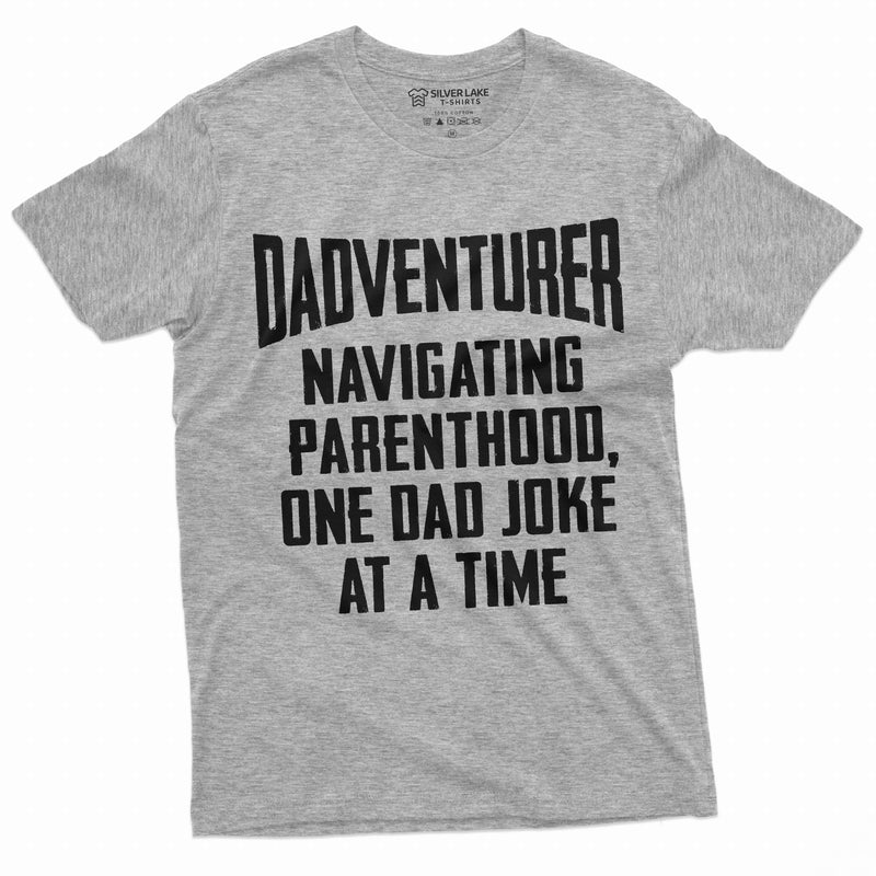 funny Dadventurer parenthood T-shirt Father&