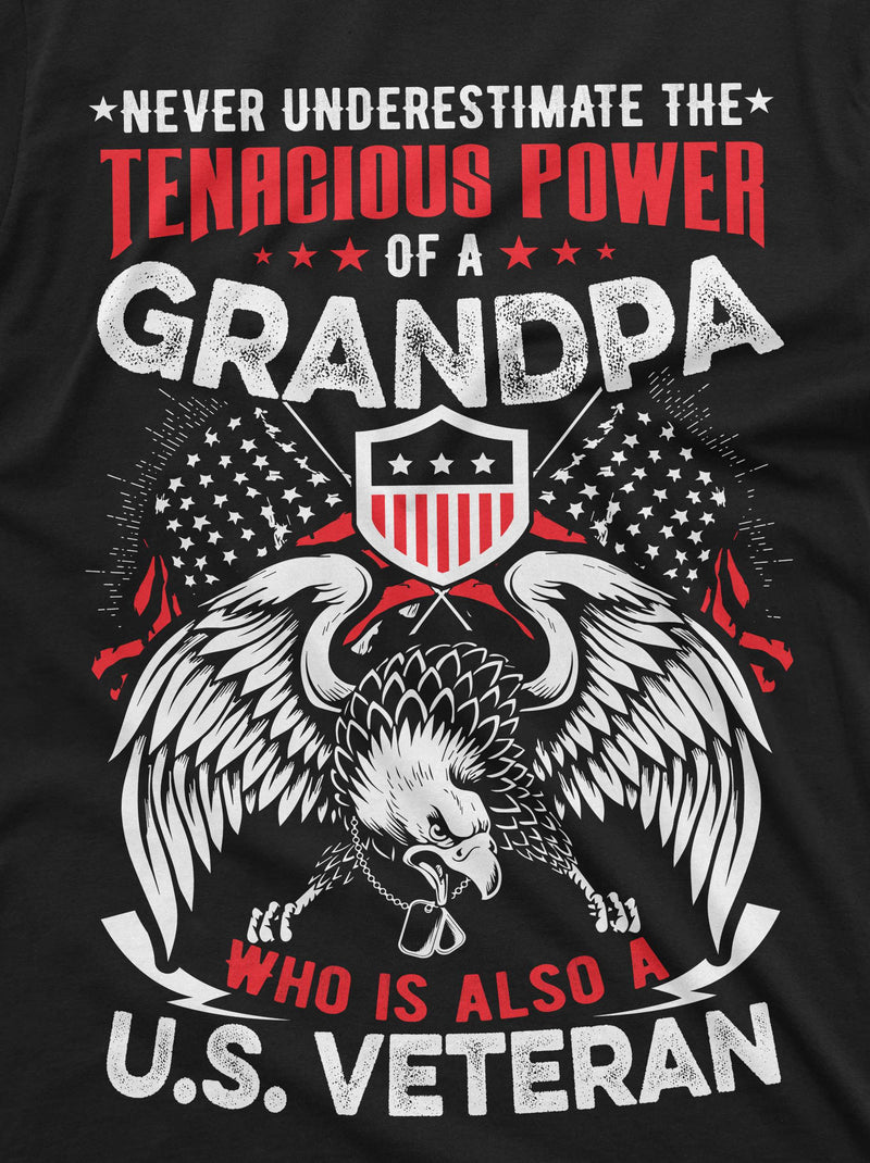 Grandpa T-shirt veteran&