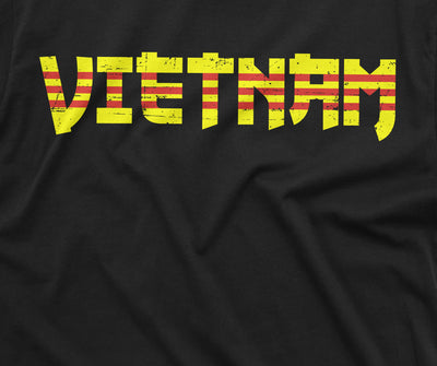 Men's Republic of Vietnam T-shirt South Vietnam Flag Coat of Arms Tee Shirt for Him her