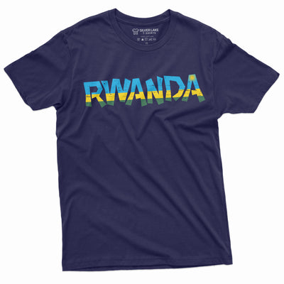 Rwanda T-shirt Rwandan Flag Coat of Arms Country nation Tee Shirt