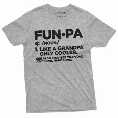 Men's Funpa Funny Grandpa Father's day T-shirt Grandfather Funny Pops Pop-pop gift Tee shirt